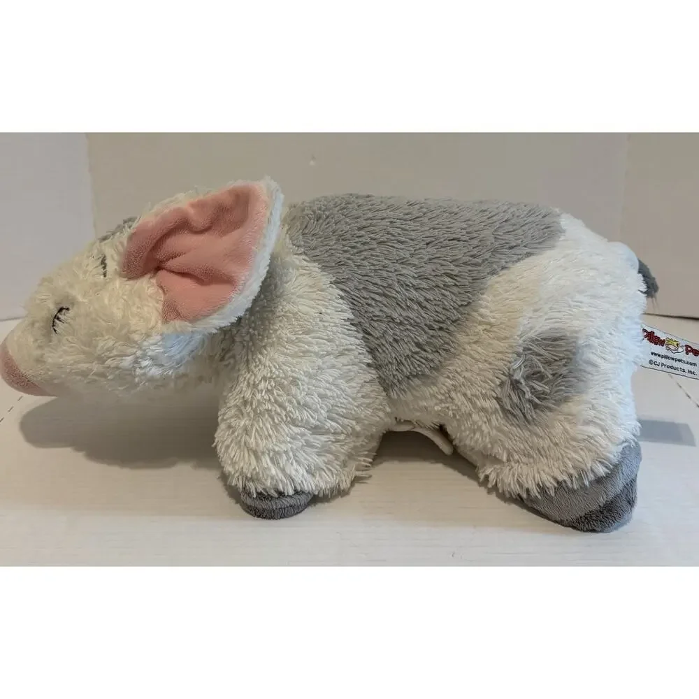 Pua the Pig Disney Moana Gray White Plush Pillow Pet 16